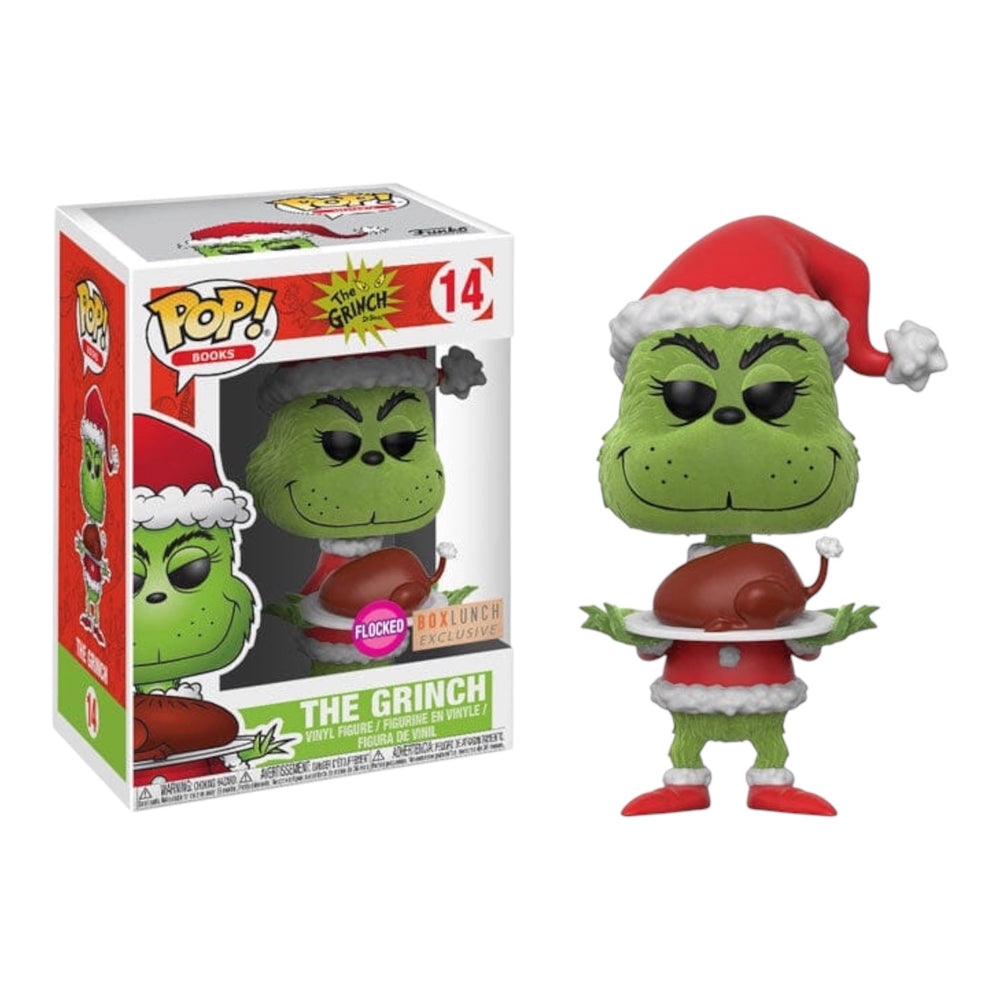Funko POP! Books: The Grinch 14 Box Lunch Exclusive (Flocked) (ONLINE ORDER ONLY)