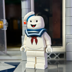 Marshmallow Man Minifig made using LEGO parts (ONLINE ORDER ONLY)