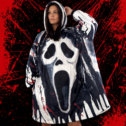 Ghost Face  Blanket Hoodie