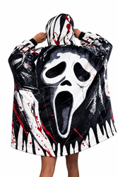 Ghost Face  Blanket Hoodie