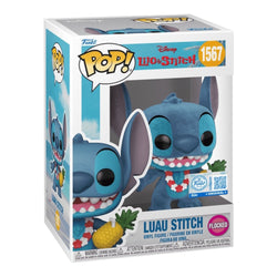 Funko POP! Disney: Lilo & Stitch - Luau Stitch 1567 (Flocked) (ONLINE ORDER ONLY)