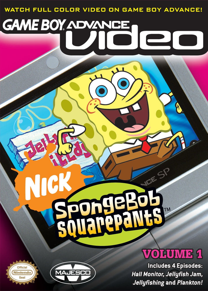GBA Video Spongebob Vol 1 | GBA (ONLINE ORDER ONLY)