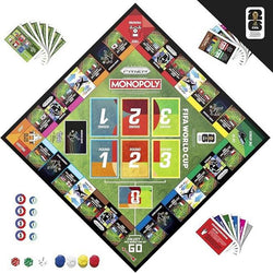 Monopoly Panini Prizm: FIFA World Cup Soccer Board Game (ONLINE ORDER ONLY)