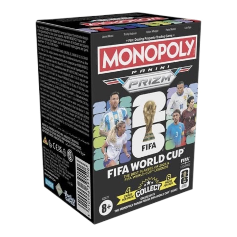 Monopoly Panini Prizm: FIFA World Cup Soccer Trading Cards Booster Box (ONLINE ORDER ONLY)