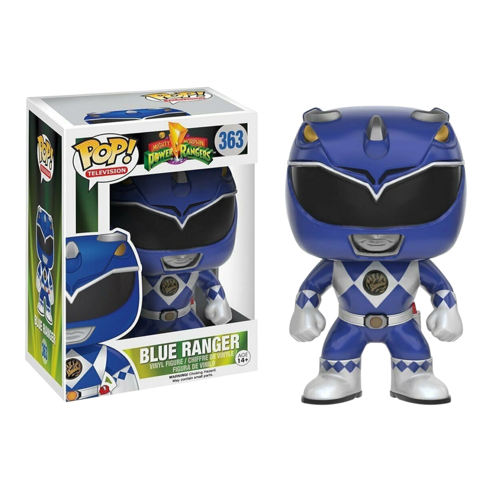 Funko POP! Television: Mighty Morphin Power Rangers - Blue Ranger 363 (Only at GameStop) (Box Damage) (ONLINE ORDER ONLY)