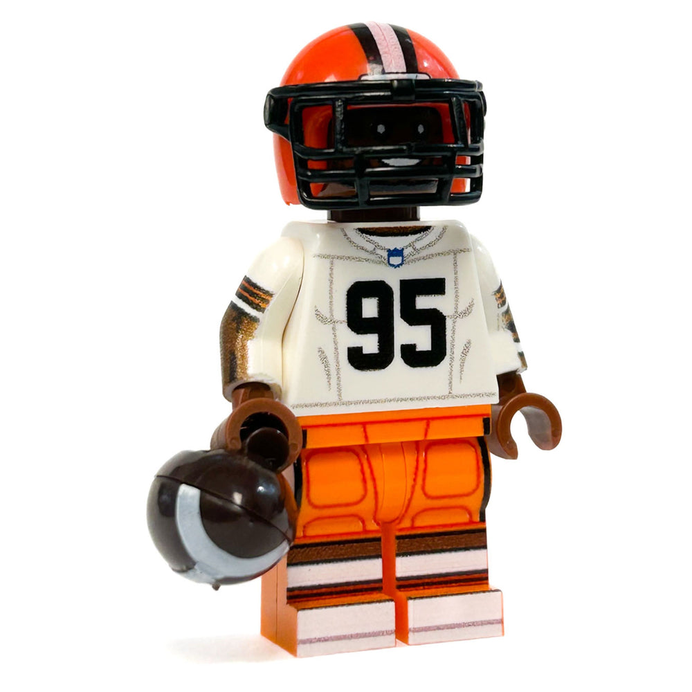 #95 DE Cleveland Football Player Minifig (ONLINE ORDER ONLY)