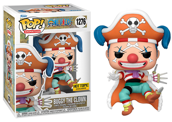 Funko POP! Animation: One Piece - Buggy the Clown 1276 (Hot Topic Exclusive) Small Box Tear (ONLINE ORDER ONLY)