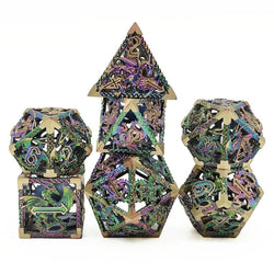 (Golden Rainbow) Deadly Dragon Dice: Shards of Oblivion Hollow Metal (Online Only)