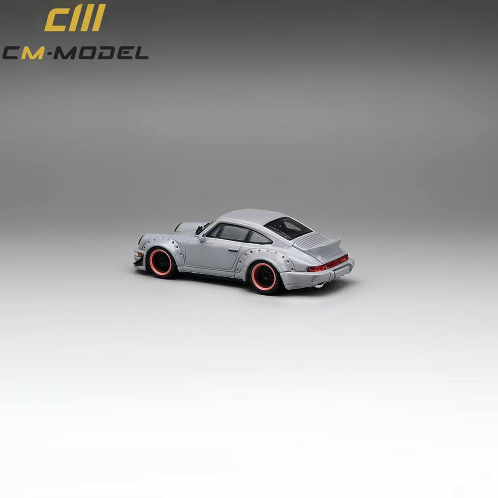 CM Model Porsche 964 Widebody Nero Gray 1:64 (ONLINE ORDER ONLY)