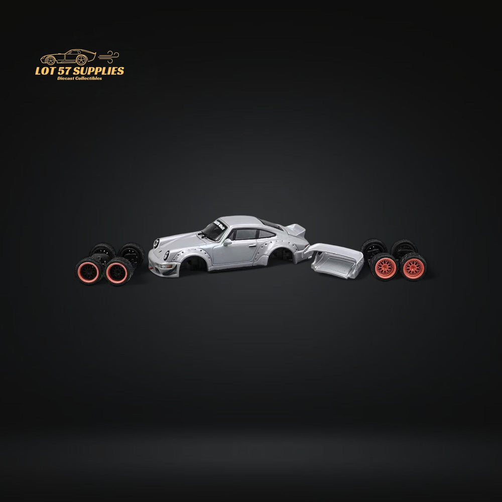 CM Model Porsche 964 Widebody Nero Gray 1:64 (ONLINE ORDER ONLY)