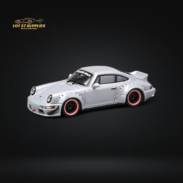 CM Model Porsche 964 Widebody Nero Gray 1:64 (ONLINE ORDER ONLY)