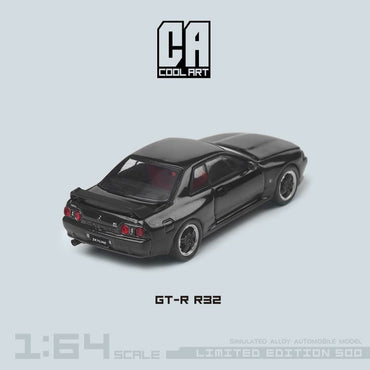 Cool ART Nissan Skyline GT-R R32 With Openable Hood 1:64 (ONLINE ORDER ONLY)