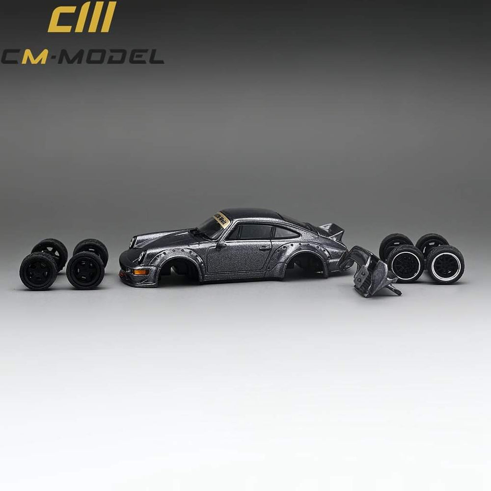 CM Model Porsche 964 Widebody Metallic Gray 1:64 (ONLINE ORDER ONLY)