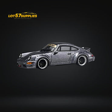 CM Model Porsche 964 Widebody Metallic Gray 1:64 (ONLINE ORDER ONLY)