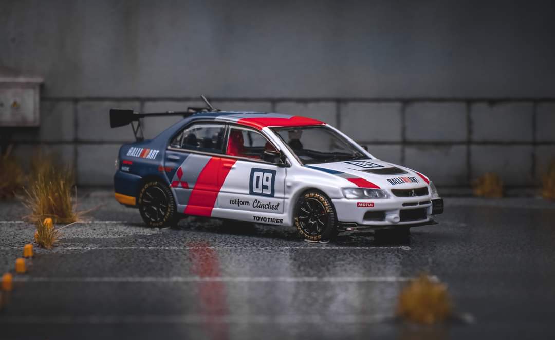 Speed GT Mitsubishi EVOLUTION 9 #09 Ralliart 1:64 Limited to 500 PCS (ONLINE ORDER ONLY)
