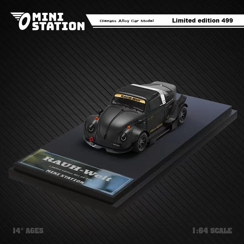Mini Station Volkswagen Beetle Targa RWB in Stella Artois Livery 1:64 (ONLINE ORDER ONLY)