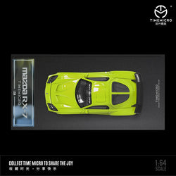 TimeMicro Mazda RX-7 VeilSide BLACK / GREEN / WHITE 1:64 (ONLINE ORDER ONLY)