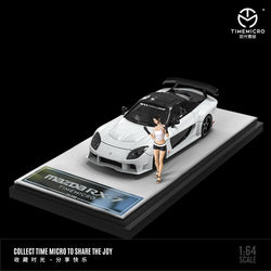 TimeMicro Mazda RX-7 VeilSide BLACK / GREEN / WHITE 1:64 (ONLINE ORDER ONLY)