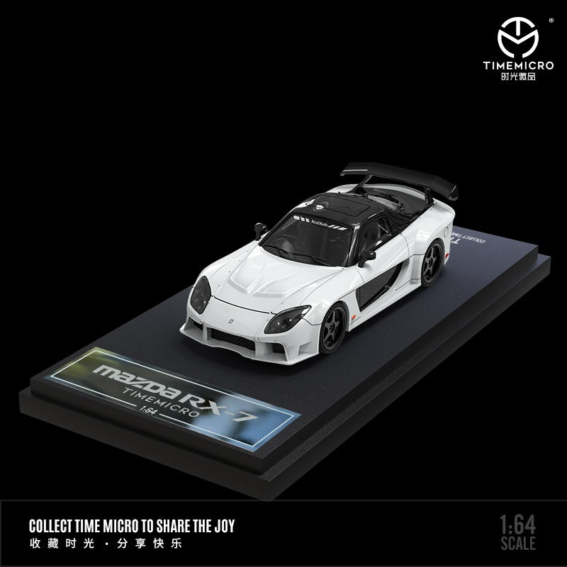 TimeMicro Mazda RX-7 VeilSide BLACK / GREEN / WHITE 1:64 (ONLINE ORDER ONLY)