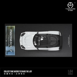 TimeMicro Mazda RX-7 VeilSide BLACK / GREEN / WHITE 1:64 (ONLINE ORDER ONLY)