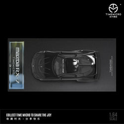 TimeMicro Mazda RX-7 VeilSide BLACK / GREEN / WHITE 1:64 (ONLINE ORDER ONLY)