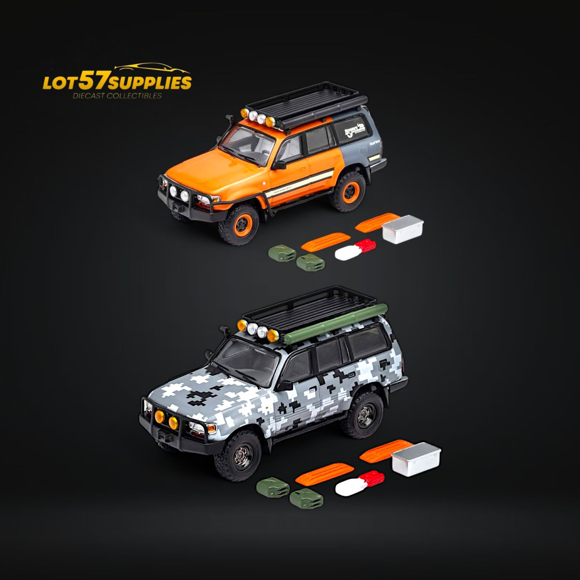 GCD Toyota Land Cruiser LC80 Modified Version With Accessories 1:64 (ONLINE ORDER ONLY)
