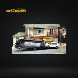 Unique Model Hino 500 HINO Ranger 5th Generation Outriggers BLACK 1:64 (ONLINE ORDER ONLY)