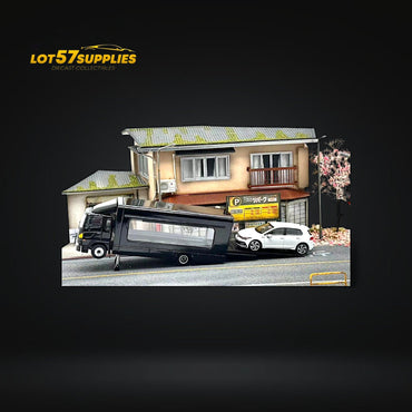 Unique Model Hino 500 HINO Ranger 5th Generation Outriggers BLACK 1:64 (ONLINE ORDER ONLY)