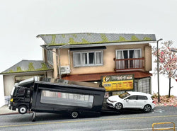 Unique Model Hino 500 HINO Ranger 5th Generation Outriggers BLACK 1:64 (ONLINE ORDER ONLY)