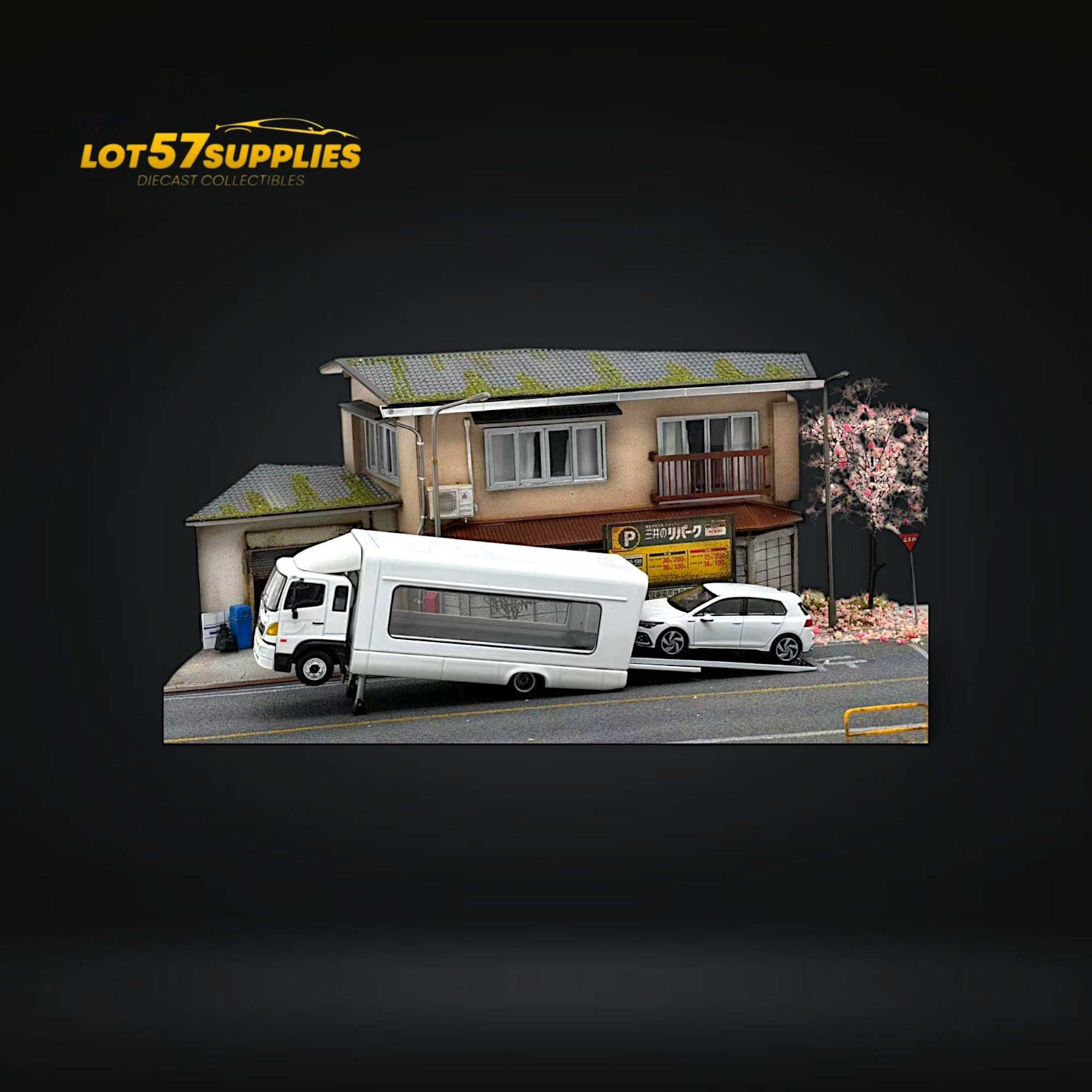 Unique Model Hino 500 HINO Ranger 5th Generation Outriggers WHITE 1:64 (ONLINE ORDER ONLY)