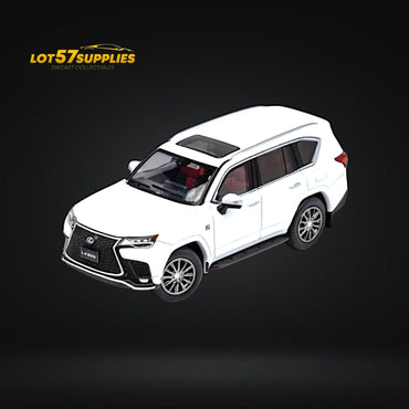 GCD Lexus LX600 Sport White w/ Active Suspension 1:64 (ONLINE ORDER ONLY)