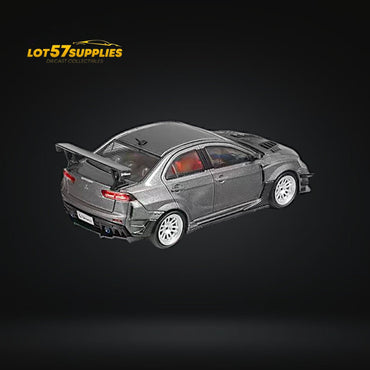 CM Model Mitsubishi Lancer Evolution X Varis Wide Body Gray 1:64 CM64-EVOX-03 (ONLINE ORDER ONLY)
