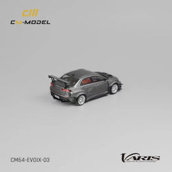 CM Model Mitsubishi Lancer Evolution X Varis Wide Body Gray 1:64 CM64-EVOX-03 (ONLINE ORDER ONLY)