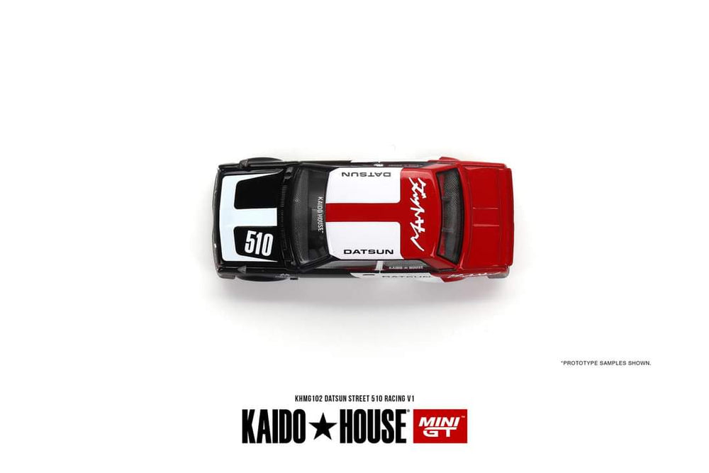 Mini GT x Kaido House Datsun KAIDO 510 Sedan Racing V1 1:64 KHMG102 (ONLINE ORDER ONLY)