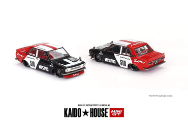 Mini GT x Kaido House Datsun KAIDO 510 Sedan Racing V1 1:64 KHMG102 (ONLINE ORDER ONLY)
