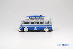 LF Model Volkswagen T1 Kombi with Surfboards Blue/White 1:64 (ONLINE ORDER ONLY)