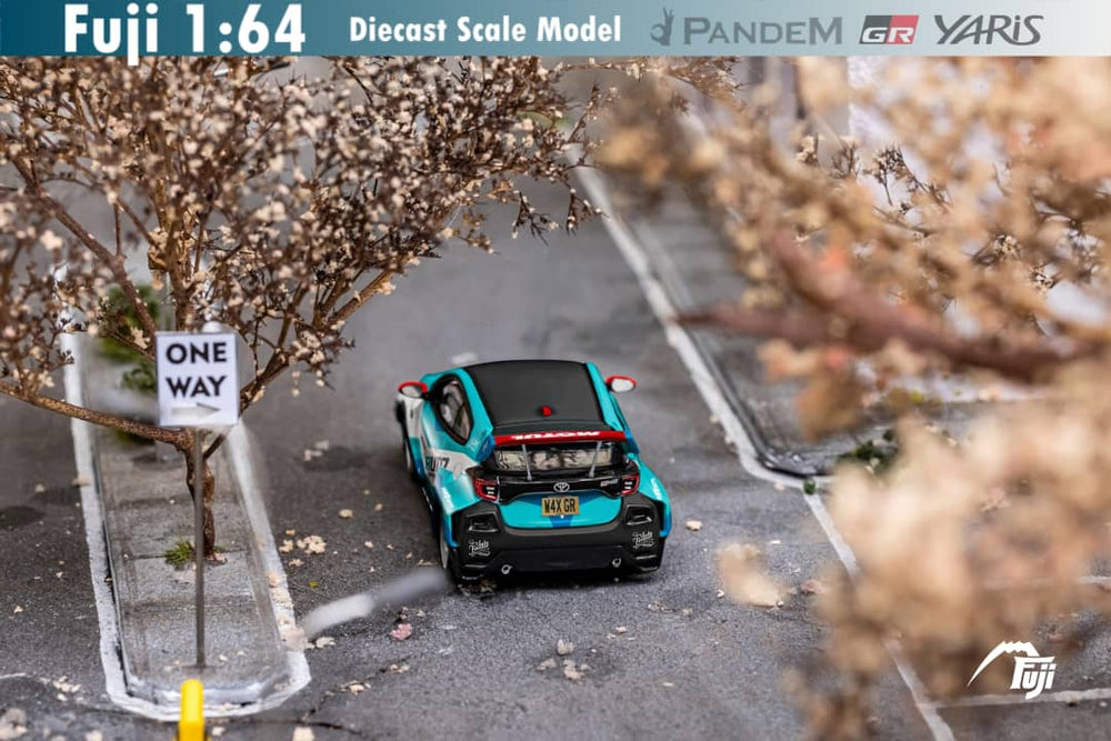 Fuji Toyota Yaris GR Auto Finesse Blue #99 1:64 (ONLINE ORDER ONLY)