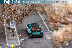 Fuji Toyota Yaris GR Auto Finesse Blue #99 1:64 (ONLINE ORDER ONLY)