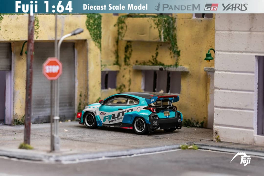 Fuji Toyota Yaris GR Auto Finesse Blue #99 1:64 (ONLINE ORDER ONLY)