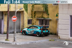 Fuji Toyota Yaris GR Auto Finesse Blue #99 1:64 (ONLINE ORDER ONLY)