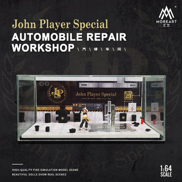 MoreArt AutoMobile Repair Workshop JPS Livery 1:64 MO641082 (ONLINE ORDER ONLY)