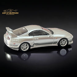 123 Hobby Toyota Supra JZA80Z in Silver 1:64 (ONLINE ORDER ONLY)