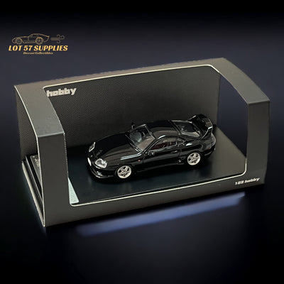 123 Hobby Toyota Supra JZA80Z in Black 1:64 (ONLINE ORDER ONLY)