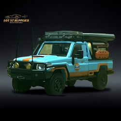 AutoBots Models Toyota Land Cruiser LC79 Gulf Livery 1:64 Limited to 699 PCS (ONLINE ORDER ONLY)