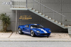 Zoom Ford GT40 MK1 Blue White Stipe #2 1:64 (ONLINE ORDER ONLY)