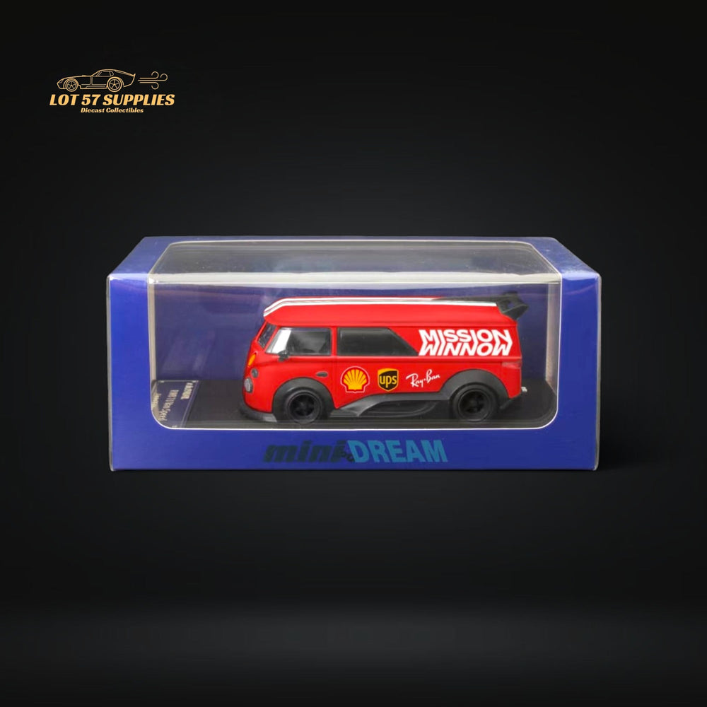 Mini Dream Volkswagen T1 RWB Van in Red WM Livery 1:64 (ONLINE ORDER ONLY)