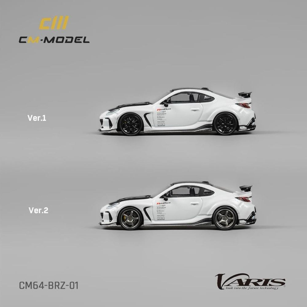 CM Model Subaru BRZ Varis BRZ ARISING-1 in White 1:64 CM64-BRZ-01 (ONLINE ORDER ONLY)