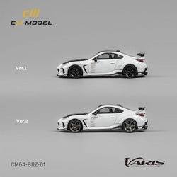 CM Model Subaru BRZ Varis BRZ ARISING-1 in White 1:64 CM64-BRZ-01 (ONLINE ORDER ONLY)