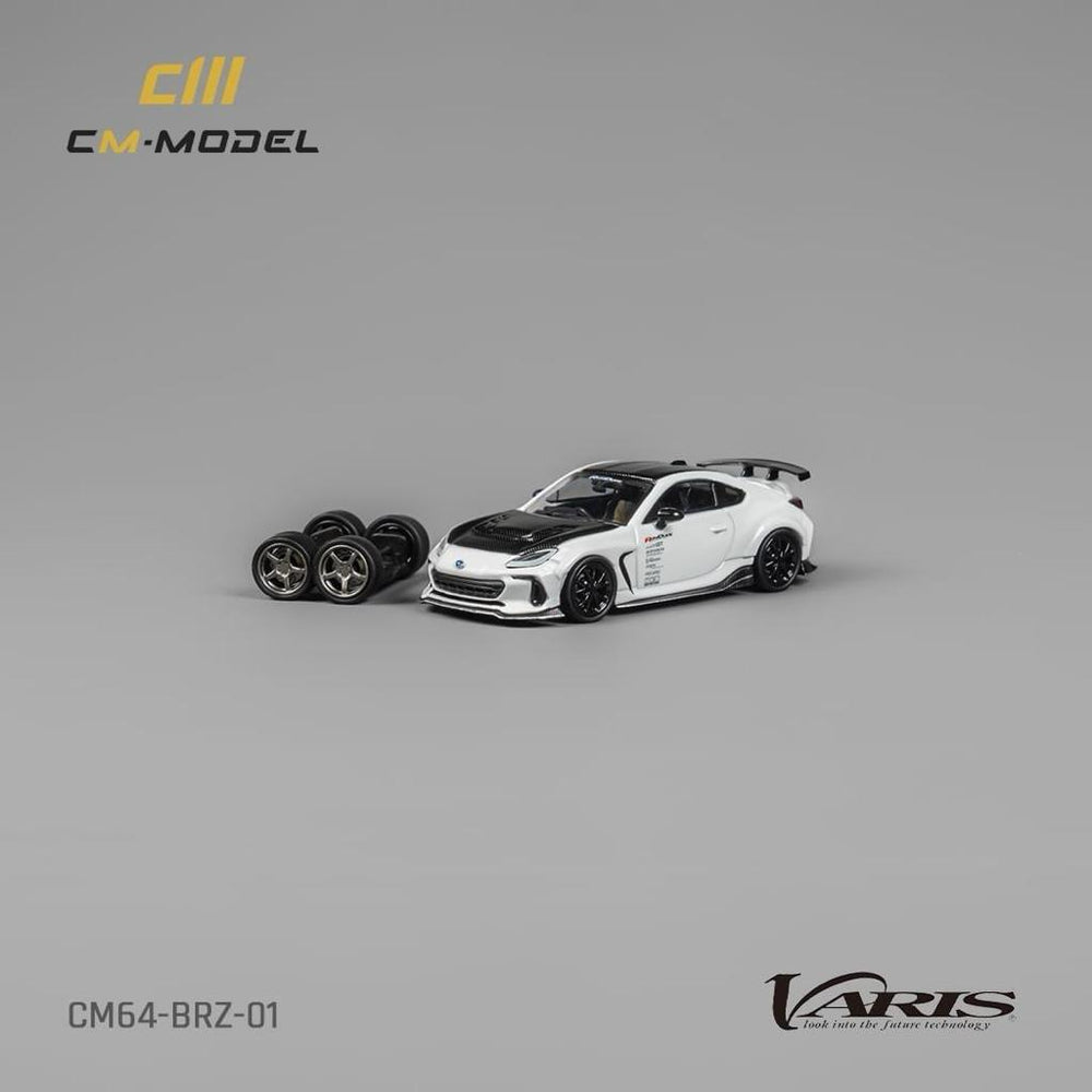 CM Model Subaru BRZ Varis BRZ ARISING-1 in White 1:64 CM64-BRZ-01 (ONLINE ORDER ONLY)