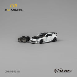 CM Model Subaru BRZ Varis BRZ ARISING-1 in White 1:64 CM64-BRZ-01 (ONLINE ORDER ONLY)